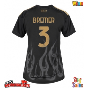 Juventus Gleison Bremer #3 Replica Third Stadium Shirt for Women 2026-27 Short Sleeve